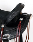 Hilason Western Horse Treeless Trail Pleasure American Leather Saddle