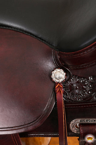 Hilason Western Horse Treeless Trail Pleasure Saddle American Leather