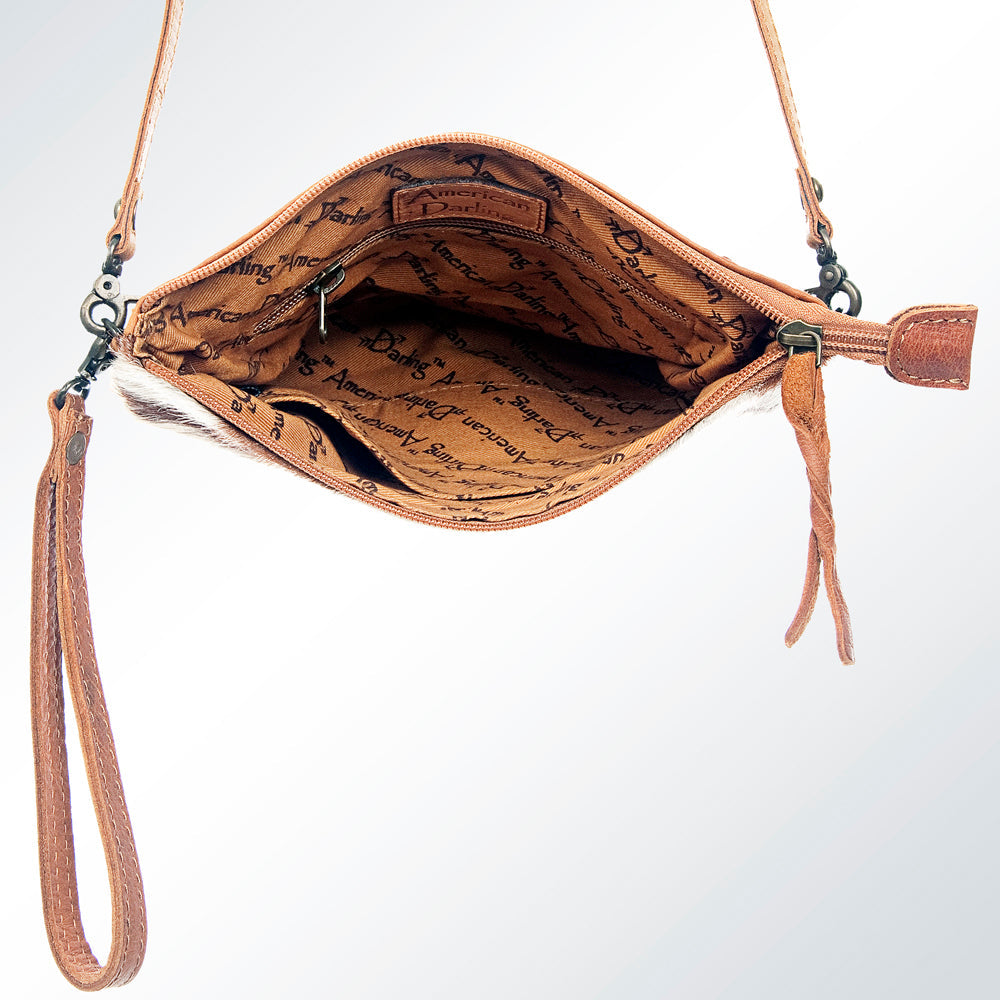 American Darling Small Crossbody Saddle Blanket Genuine Leather women bag western handbag purse
