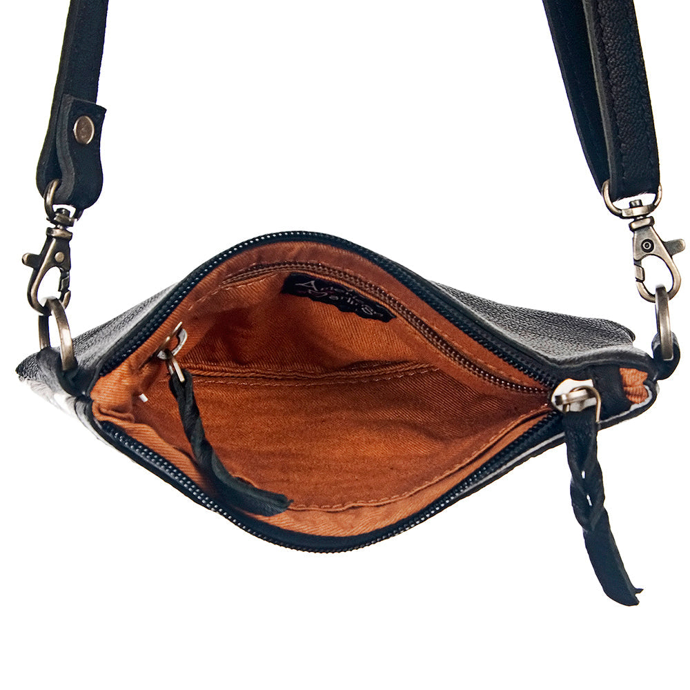 American Darling Small Crossbody Hair On Genuine Leather Women Bag Western Handbag Purse