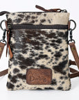 American Darling Cross Body Hair On Genuine Leather Women Bag Western Handbag Purse