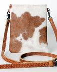 American Darling Cross Body Hair On Genuine Leather Women Bag Western Handbag Purse