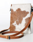 American Darling Cross Body Hair On Genuine Leather Women Bag Western Handbag Purse
