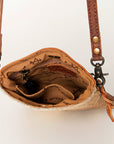 American Darling Cross Body Hair On Genuine Leather Women Bag Western Handbag Purse