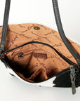 American Darling ADBGS178BKW Envelope Hair On Genuine Leather Women Bag Western Handbag Purse