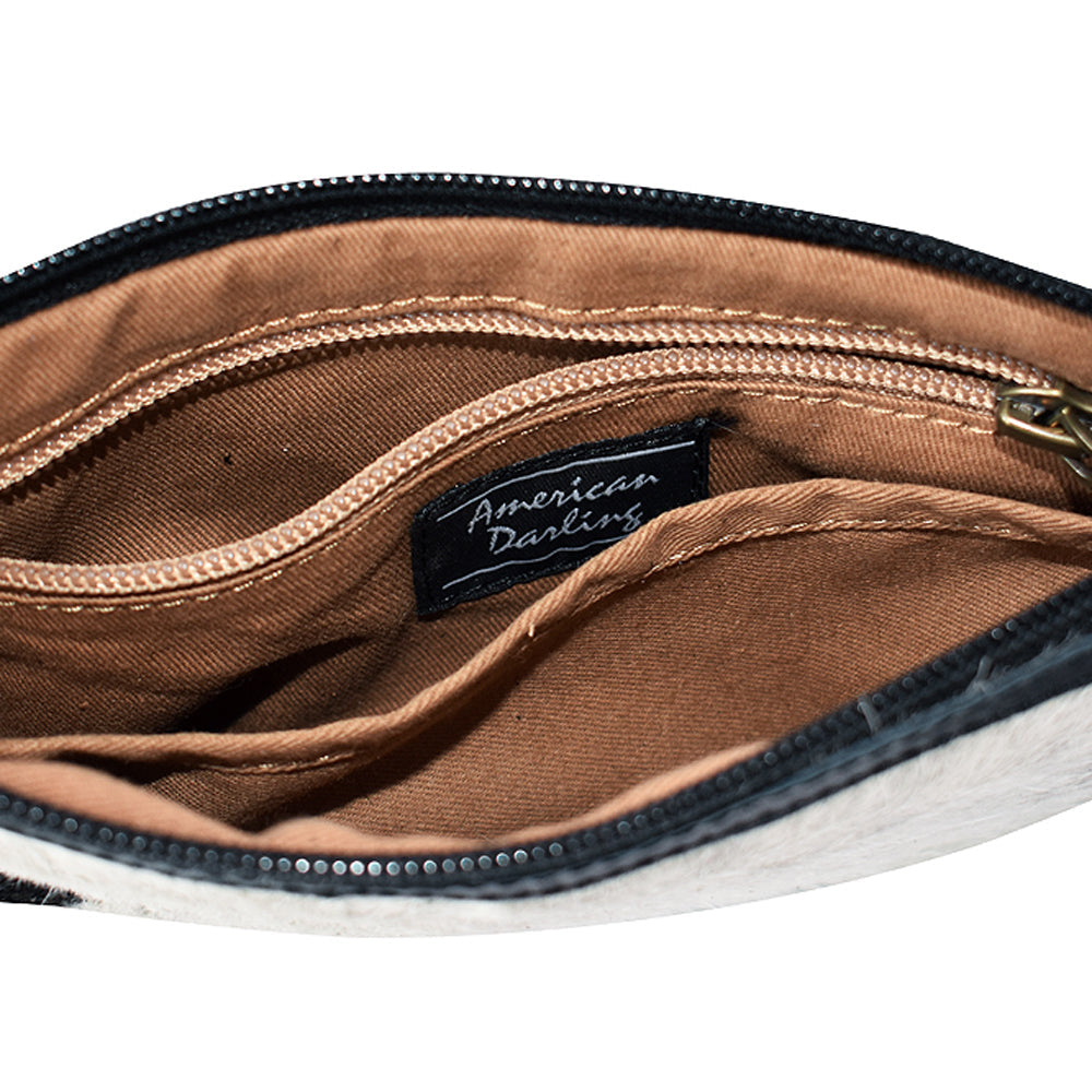 American Darling Small Crossbody Hair On Genuine Leather Women Bag Western Handbag Purse