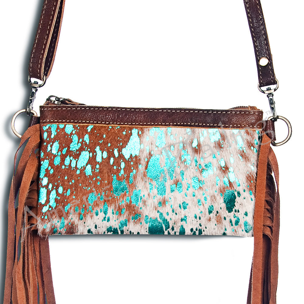 American Darling Small Crossbody Hair On Genuine Leather Women Bag Western Handbag Purse