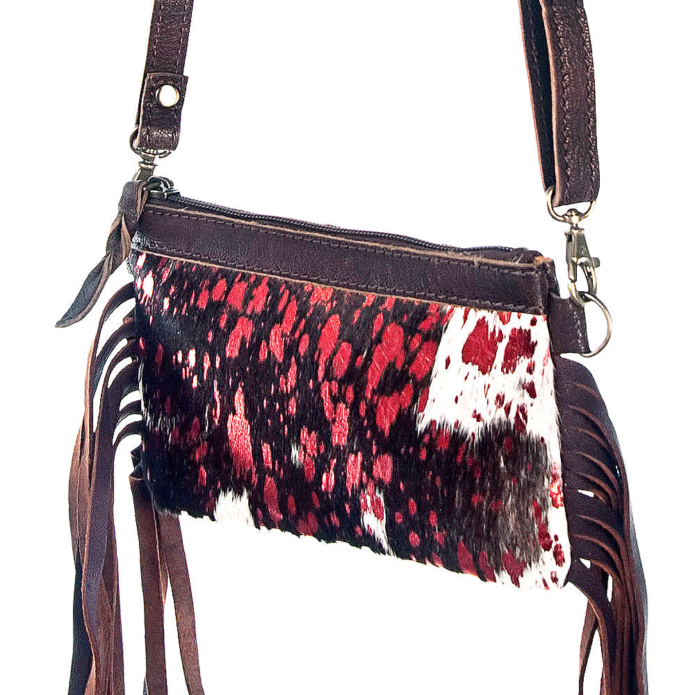 American Darling Small Crossbody Hair On Genuine Leather Women Bag Western Handbag Purse