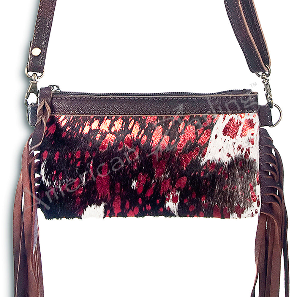 American Darling Small Crossbody Hair On Genuine Leather Women Bag Western Handbag Purse