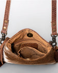 American Darling Cross Body Hair On Genuine Leather Women Bag Western Handbag Purse