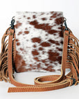 American Darling Cross Body Hair On Genuine Leather Women Bag Western Handbag Purse