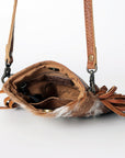 American Darling Cross Body Hair On Genuine Leather Women Bag Western Handbag Purse