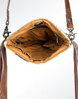 American Darling Cross Body Hair On Genuine Leather Women Bag Western Handbag Purse