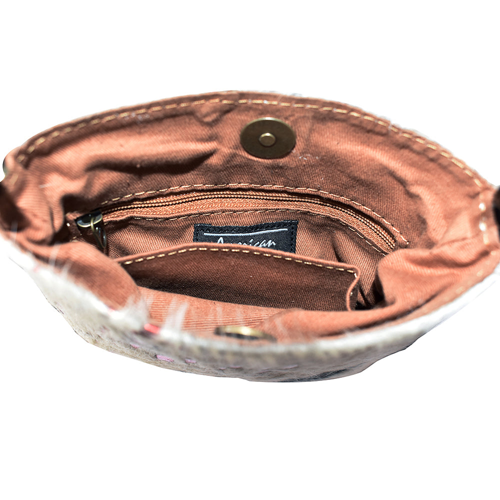 American Darling Cross Body Hair On Genuine Leather Women Bag Western Handbag Purse