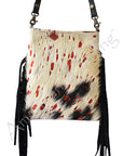 American Darling Cross Body Hair On Genuine Leather Women Bag Western Handbag Purse