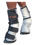 Hilason Uv Protection Arab Horse Size Insects Fly Boots Grey Black