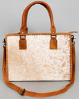 American Darling Briefcase Hair-On Genuine Leather Women Bag Western Handbag Purse