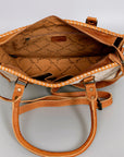 American Darling Briefcase Hair-On Genuine Leather Women Bag Western Handbag Purse