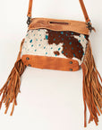 American Darling Clutch Hand Tooled Hair On Genuine Leather Women Bag Western Handbag Purse