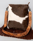 ADBGS192BRW American Darling Hair On Genuine Leather Women Bag Western Handbag Purse