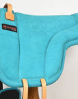 Hilason Horse Bareback Saddle Pad Anti Slip Base Suede Leather Brown
