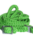 1" X 8Ft Hilason Braided Poly Barrel Horse Racing Flat Reins