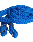 1" X 8Ft Hilason Braided Poly Barrel Horse Racing Flat Reins