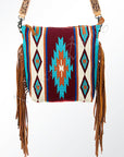 American Darling Large Crossbody Saddle Blanket Genuine Leather Women Bag Western Handbag Purse