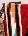 American Darling ADBG217 Large Crossbody Hand Tooled Saddle Blanket Genuine Leather Women Bag Western Handbag Purse