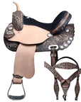 Western Horse Treeless Saddle American Leather Trail Barrel Tack