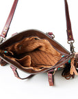 ADBG218 American Darling Hand Tooled Saddle Blanket Genuine Leather Women Bag Western Handbag Purse