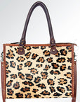 American Darling Briefcase Hair On Genuine Leather women bag western handbag purse