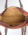 American Darling Briefcase Hair On Genuine Leather women bag western handbag purse