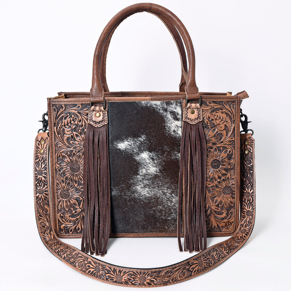 American Darling Briefcase Hand Tooled Saddle Blanket Genuine Leather women bag western handbag purse