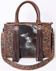 American Darling Briefcase Hand Tooled Saddle Blanket Genuine Leather women bag western handbag purse