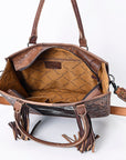 American Darling Briefcase Hand Tooled Saddle Blanket Genuine Leather women bag western handbag purse