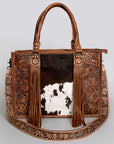 American Darling Briefcase Hand Tooled Saddle Blanket Genuine Leather women bag western handbag purse