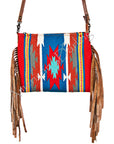 American Darling Cross Body Saddle Blanket Genuine Leather Women Bag Western Handbag Purse