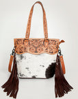 American Darling Cross Body I Hand Tooled Hair-On Genuine Leather Women Bag Western Handbag Purse