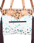 American Darling Cross Body I Hand Tooled Hair-On Genuine Leather Women Bag Western Handbag Purse