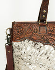 American Darling Cross Body I Hand Tooled Hair-On Genuine Leather Women Bag Western Handbag Purse