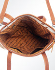 American Darling ADBGS176TAW Tote Hair On Genuine Leather Women Bag Western Handbag Purse