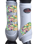 Xl - Hilason Horse Medicine Sports Boots Front Leg White