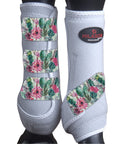 Xl - Hilason Horse Medicine Sports Boots Front Leg White
