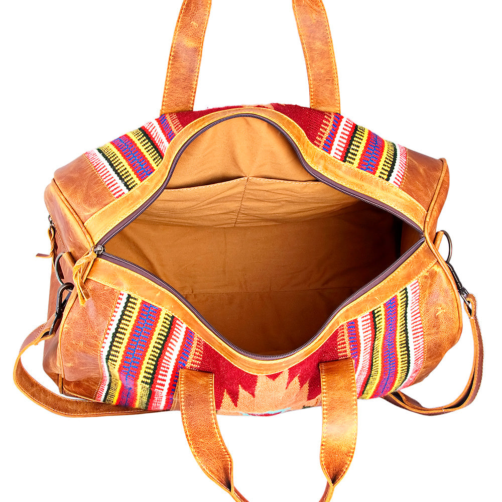 American Darling Duffel Hair On Genuine Leather Women Bag Western Handbag Purse