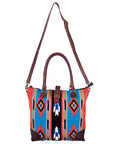 American Darling ADBG267 Tote Saddle Blanket Genuine Leather Women Bag Western Handbag Purse