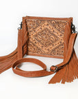 ADBG280 American Darling Hand Tooled Genuine Leather Women Bag Western Handbag Purse