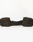 Hilason Soft Leather Horse Saddle Bag Dark Brown