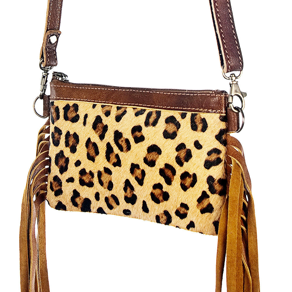 American Darling Small Crossbody Hair On Genuine Leather Women Bag Western Handbag Purse
