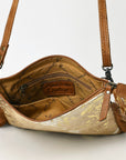 American Darling Small Crossbody Saddle Blanket Genuine Leather women bag western handbag purse